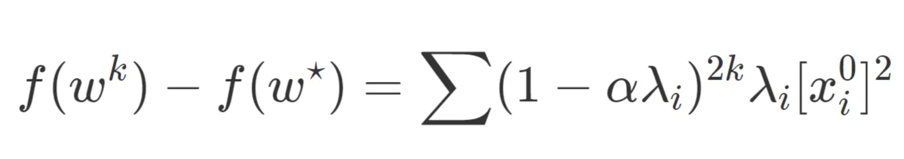 Eigenspace Error Formula